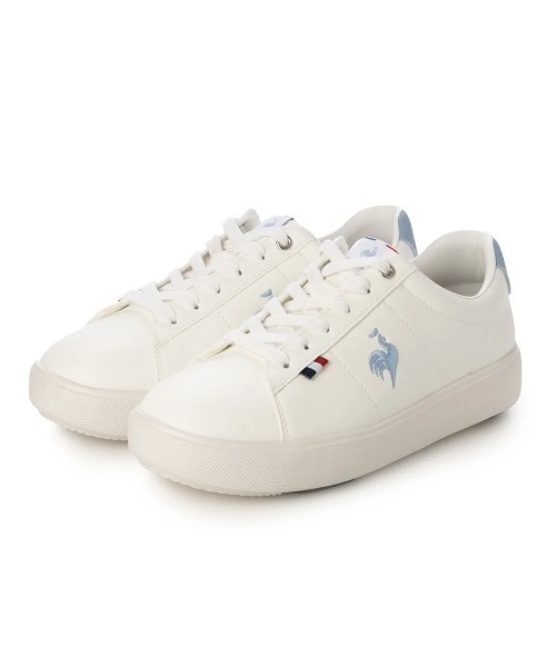 le coq sportif(ルコックスポルティフ)の「【軽量】コートスタイルスニーカー(LCS シェル バウンド)(スニーカー・レディース・ブラック/ベージュ系その他/ネイビー×ホワイト/レッド系その他/ブルー系その他/杢グレー・23.5cm/24cm/24.5cm/23cm/22.5cm)」の5枚目の写真