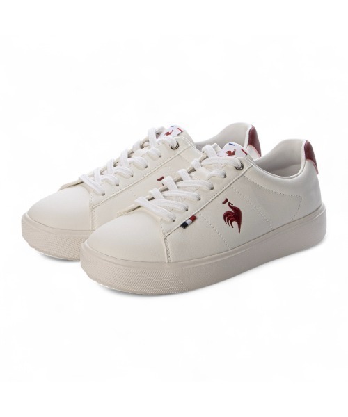 le coq sportif(ルコックスポルティフ)の「【軽量】コートスタイルスニーカー(LCS シェル バウンド)(スニーカー・レディース・ブラック/ベージュ系その他/ネイビー×ホワイト/レッド系その他/ブルー系その他/杢グレー・23.5cm/24cm/24.5cm/23cm/22.5cm)」の6枚目の写真