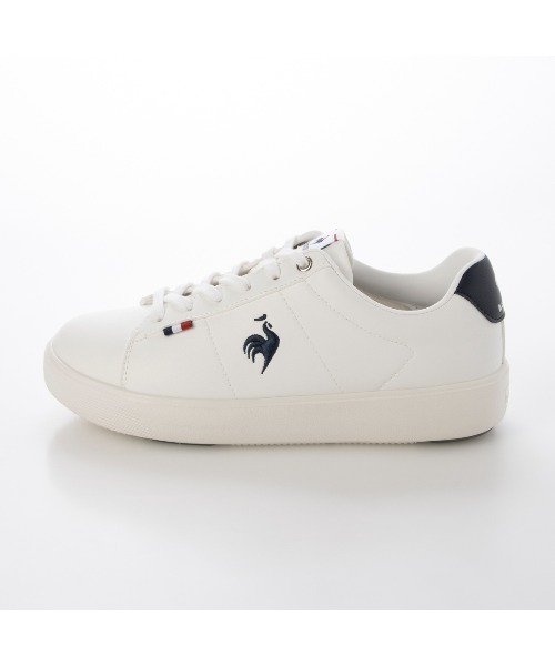 le coq sportif(ルコックスポルティフ)の「【軽量】コートスタイルスニーカー(LCS シェル バウンド)(スニーカー・レディース・ブラック/ベージュ系その他/ネイビー×ホワイト/レッド系その他/ブルー系その他/杢グレー・23.5cm/24cm/24.5cm/23cm/22.5cm)」の8枚目の写真