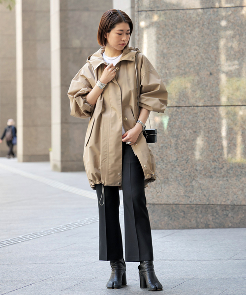 Mackintosh（マッキントッシュ）の「【MACKINTOSH/マッキントッシュ】 RAINTEC SKYE PARKA（その他アウター・レディース・ベージュ/ブラック・FREE）」の4枚目の写真