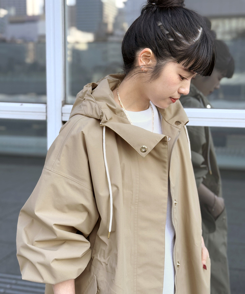 MACKINTOSH ベージュ フードジャケット MACKINTOSH/マッキントッシュ】レインテックスカイパーカーダウン