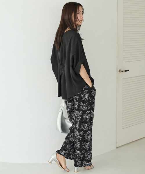 LAVEANGE（ラビアンジェ）の「【好機能シリーズ】接触冷感/UVカット/タックブラウス（シャツ/ブラウス・レディース・ブラック/ブラウン/ベージュ・M/LL/3L/4L/5L）」の13枚目の写真