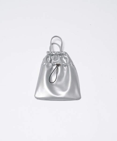 Lui's（ルイス）の「【Neucon/ニューコン】2way 巾着ショルダーバッグ（ショルダーバッグ・メンズ・ブラック/シルバー・FREE）」の18枚目の写真