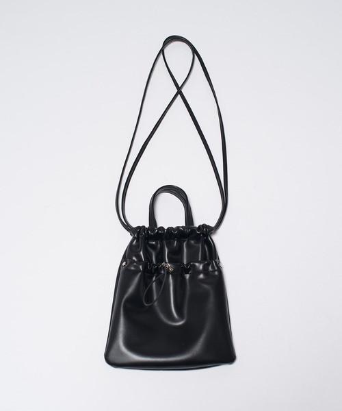 Neucon/ニューコン】2way 巾着ショルダーバッグ（ショルダー