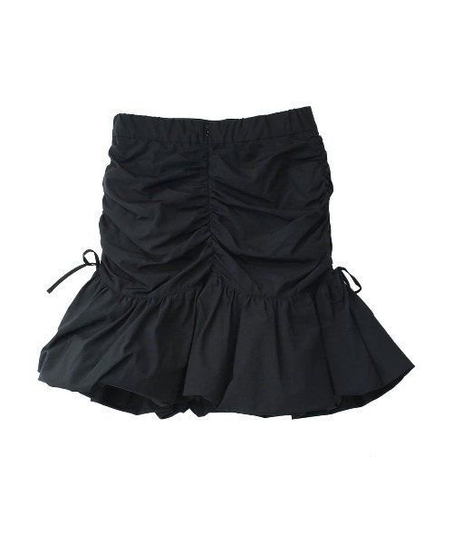 COEL（コエル）の「シャーリングバルーンミニスカート（スカート・レディース・ブラック・38/36）」の11枚目の写真