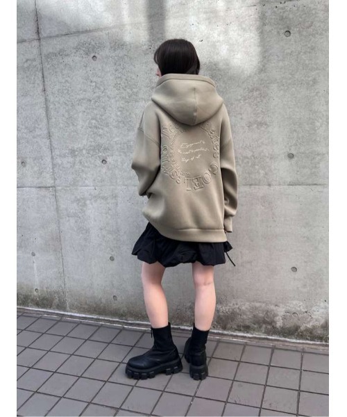 COEL（コエル）の「シャーリングバルーンミニスカート（スカート・レディース・ブラック・38/36）」の20枚目の写真