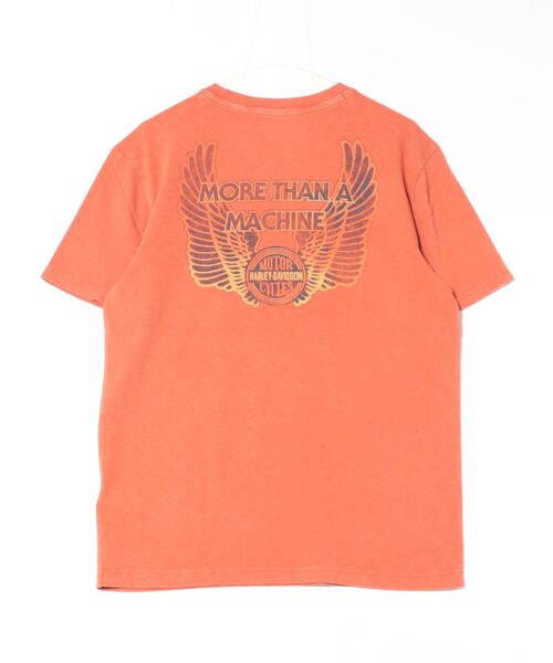 Harley-Davidson(ハーレーダビッドソン)の「スーパー・グライド・ファット・ボブ・スラブTシャツ(Tシャツ/カットソー・メンズ・オレンジ系その他・SMALL/MEDIUM/LARGE/X-LARGE)」の3枚目の写真