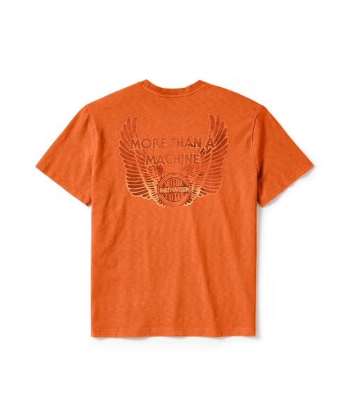 Harley-Davidson(ハーレーダビッドソン)の「スーパー・グライド・ファット・ボブ・スラブTシャツ(Tシャツ/カットソー・メンズ・オレンジ系その他・SMALL/MEDIUM/LARGE/X-LARGE)」の2枚目の写真