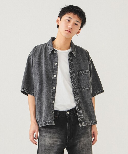 ショート デニム シャツ（シャツ/ブラウス）｜BEAMS（ビームス