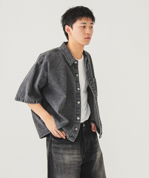セール】ショート デニム シャツ（シャツ/ブラウス）｜BEAMS