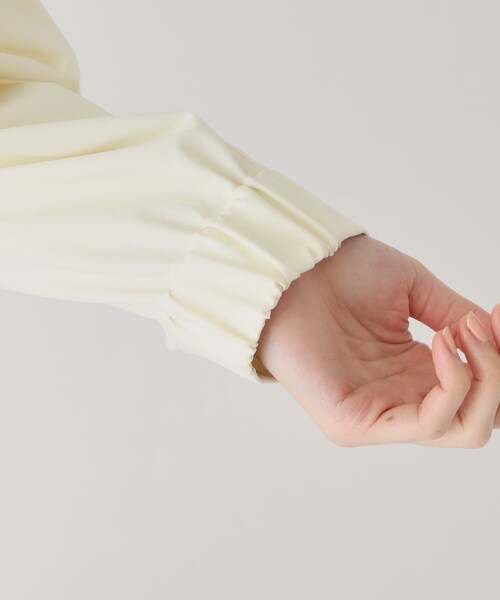 COUP DE CHANCE(クードシャンス)の「◆【洗える/撥水加工】マウンテンパーカ(ブルゾン・レディース・ネイビー/ナチュラル/ライトイエロー系・38/40/34/36)」の12枚目の写真