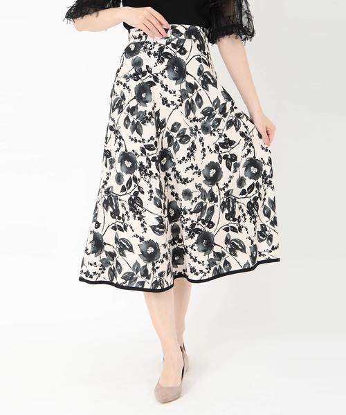 181666 YVES SALOMON イヴサロモン スカート レザー 羊革 Yves Salomon