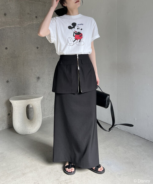 GOOD ROCK SPEED(グッドロックスピード)の「〈GOOD ROCK SPEED〉MICKEY / Tシャツ(Tシャツ/カットソー・レディース・ホワイト・FREE)」の4枚目の写真