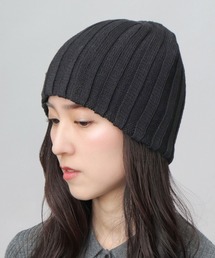 A.M.S.（エーエムエス）の「リブ編み シングルワッチ ビーニー（ニットキャップ/ビーニー・メンズ）」