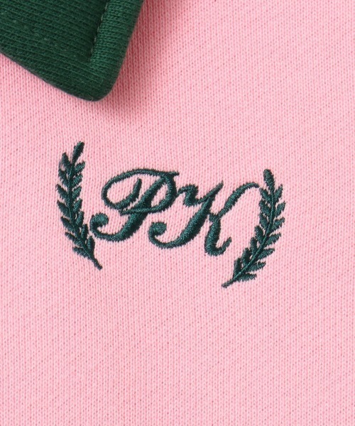 セール】atmos pink Line Polo Sweatshirt / アトモス ピンク