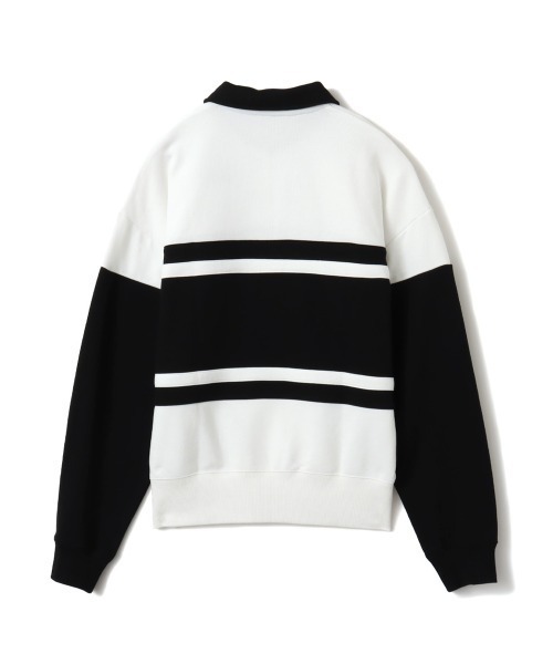 セール】atmos pink Line Polo Sweatshirt / アトモス ピンク