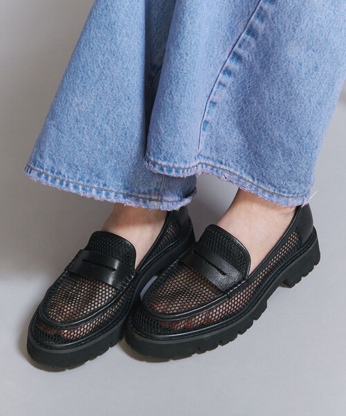 MOHI（モヒ）の「＜MOHI...＞ネット ローファー（ローファー・レディース・ブラック・36/37/38）」の3枚目の写真