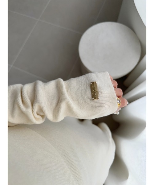 セール】[ Ogue. ] one shoulder dcollet knit op （ワンショルダー