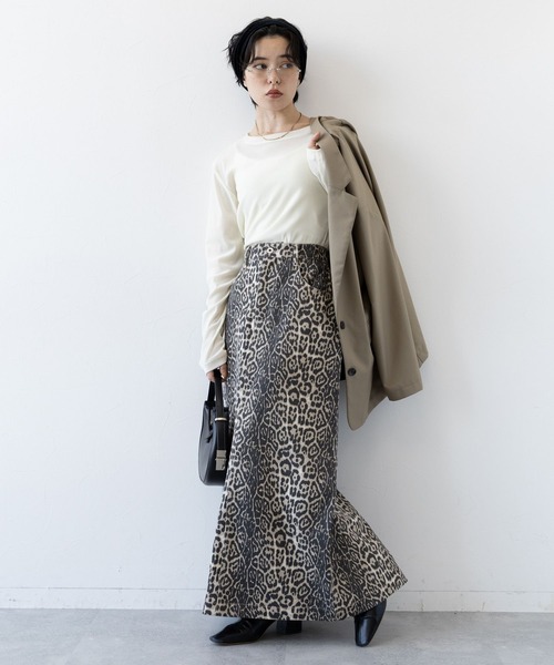 RAGEBLUE（レイジブルー）の「アソートデザイン/デニムスカート（スカート・レディース・レオパード/ブルー・FREE）」の19枚目の写真