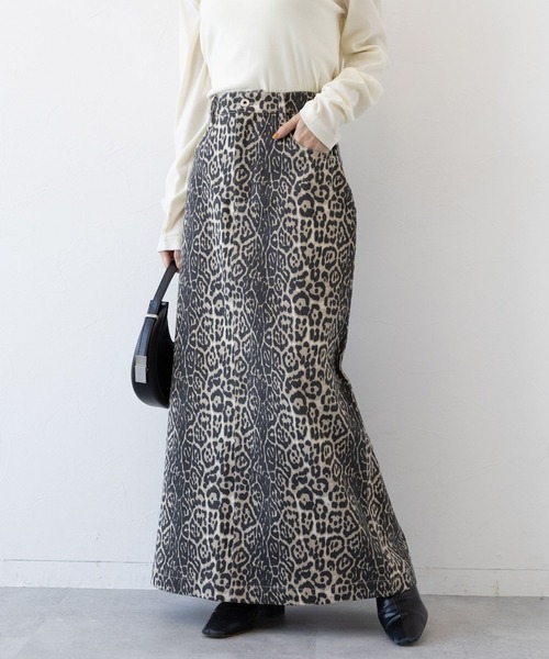 RAGEBLUE（レイジブルー）の「アソートデザイン/デニムスカート（スカート・レディース・レオパード/ブルー・FREE）」の16枚目の写真