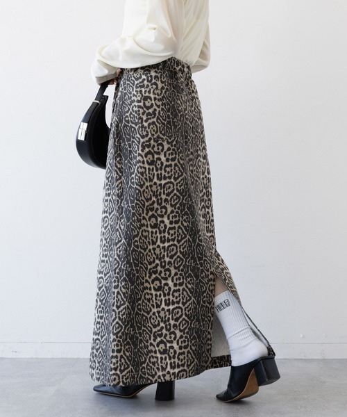 RAGEBLUE（レイジブルー）の「アソートデザイン/デニムスカート（スカート・レディース・レオパード/ブルー・FREE）」の15枚目の写真