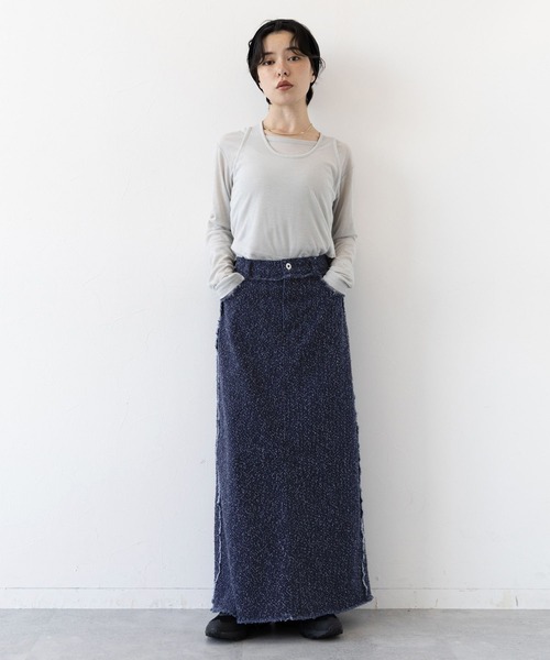 RAGEBLUE（レイジブルー）の「アソートデザイン/デニムスカート（スカート・レディース・レオパード/ブルー・FREE）」の11枚目の写真