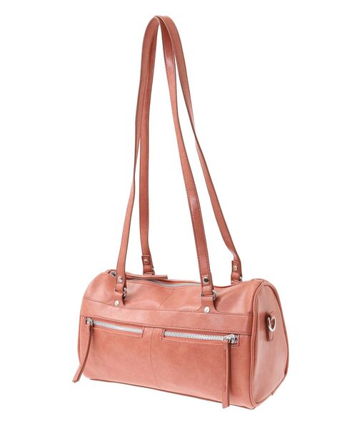 Green Parks(グリーンパークス)の「・QUON W ZIP 2wayボストンバッグ(ボストンバッグ・レディース・ピンク/ブラック/アイボリー・FREE)」の13枚目の写真