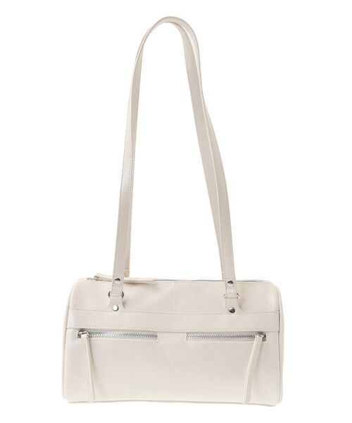 Green Parks(グリーンパークス)の「・QUON W ZIP 2wayボストンバッグ(ボストンバッグ・レディース・ピンク/ブラック/アイボリー・FREE)」の6枚目の写真