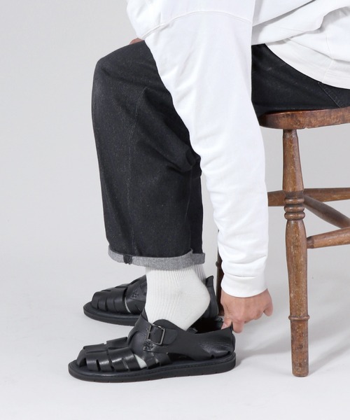 whoop-de-doo（フープディドゥ）の「グルカサンダル whoop-de-doo/フープディドゥ（サンダル・メンズ・ダークブラウン/ブラック・44/43/42/41/40/39）」の9枚目の写真