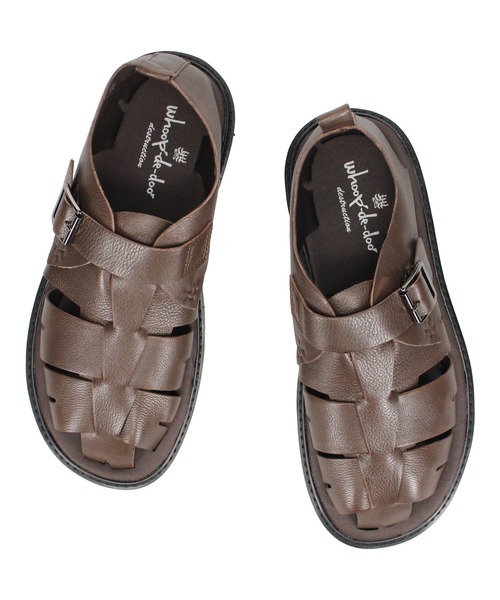 whoop-de-doo（フープディドゥ）の「グルカサンダル whoop-de-doo/フープディドゥ（サンダル・メンズ・ダークブラウン/ブラック・44/43/42/41/40/39）」の19枚目の写真
