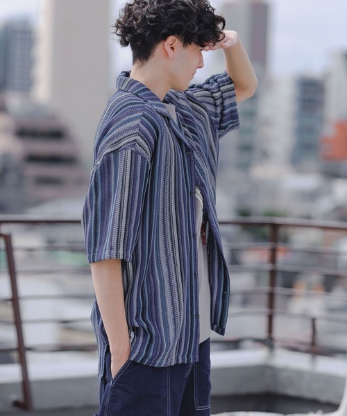 niko and...(ニコアンド)の「アソート透かしシャツ(シャツ/ブラウス・メンズ・ブラウン/ピンク/ブルー/ブラック/ベージュ/グリーン・MEDIUM/LARGE)」の20枚目の写真