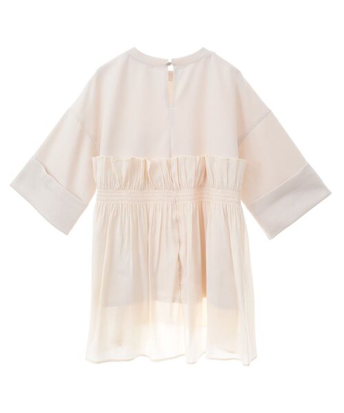 ELENCARE DUE（エレンカーレデュエ）の「・ELENCARE DUE ドッキングプルオーバー（Tシャツ/カットソー・レディース・チャコールグレー/ブラック/オフホワイト・FREE）」の16枚目の写真