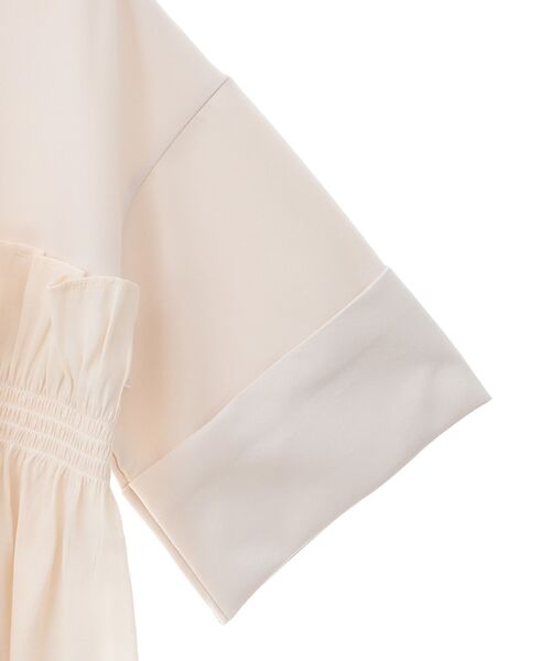 ELENCARE DUE（エレンカーレデュエ）の「・ELENCARE DUE ドッキングプルオーバー（Tシャツ/カットソー・レディース・チャコールグレー/ブラック/オフホワイト・FREE）」の18枚目の写真