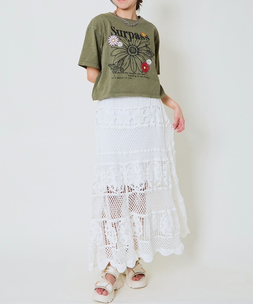 GORGE(ゴージ)の「《ピグメント加工×レトログラフィック》レディース 半袖Tシャツ ヴィンテージ風プリント 春夏秋(Tシャツ/カットソー・レディース・ブラック/ネイビー/カーキ/ピンク・F)」の9枚目の写真