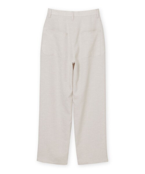 MACKINTOSH PHILOSOPHY（ﾏｯｷﾝﾄｯｼｭ ﾌｨﾛｿﾌｨｰ）の「GREY LABEL ドライタッチオックスワイドパンツ（その他パンツ・レディース・ダークネイビー/ベージュ・6/2）」の3枚目の写真