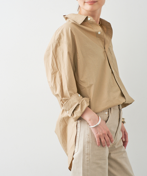 Deuxieme Classe(ドゥーズィエムクラス)の「*【CITIZENS OF HUMANITY/シチズンズ・オブ・ヒューマニティ】 KAYLA SHIRT SANDAT(シャツ/ブラウス・レディース・ベージュ・FREE)」の18枚目の写真
