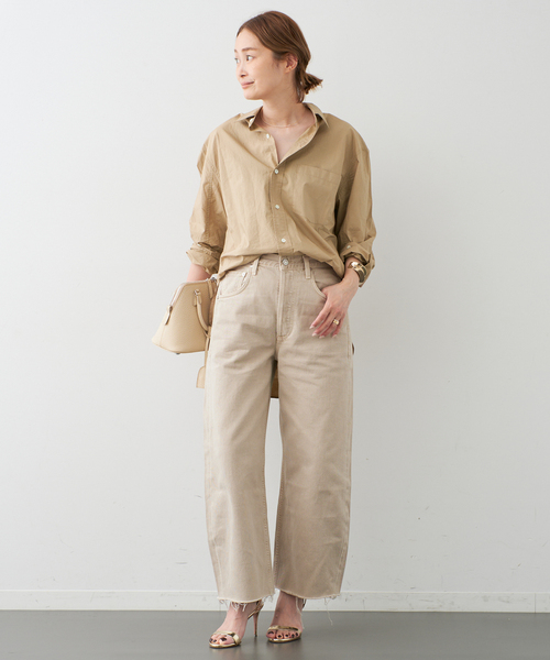 Deuxieme Classe(ドゥーズィエムクラス)の「*【CITIZENS OF HUMANITY/シチズンズ・オブ・ヒューマニティ】 KAYLA SHIRT SANDAT(シャツ/ブラウス・レディース・ベージュ・FREE)」の2枚目の写真
