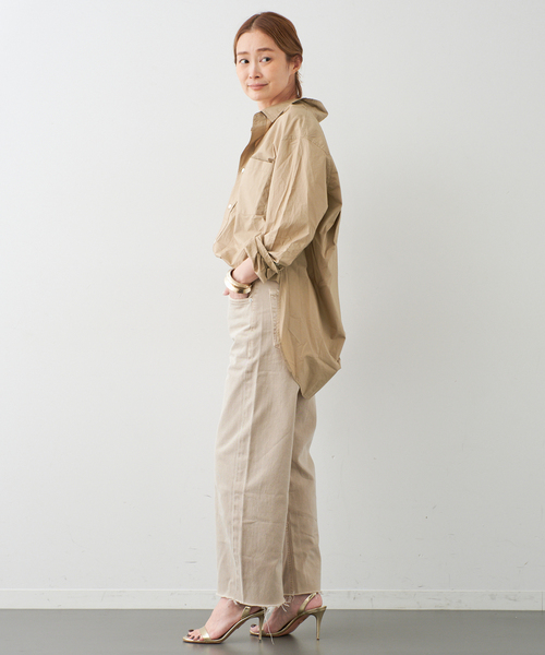 Deuxieme Classe(ドゥーズィエムクラス)の「*【CITIZENS OF HUMANITY/シチズンズ・オブ・ヒューマニティ】 KAYLA SHIRT SANDAT(シャツ/ブラウス・レディース・ベージュ・FREE)」の3枚目の写真