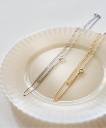 rapiecage | サイドリング2連ネックレス(ネックレス)