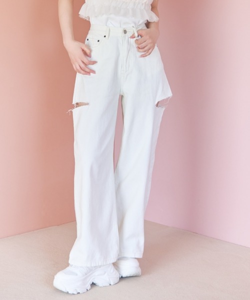 フリルパンツ（その他パンツ）｜MERAKI（メラキ）のファッション