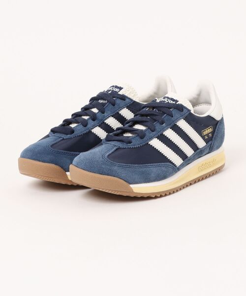 adidas Originals(アディダスオリジナルス)の「【adidas Originals】SL 72 RS(スニーカー・レディース・ネイビー・22.5cm/23cm/23.5cm/24cm/24.5cm)」の1枚目の写真