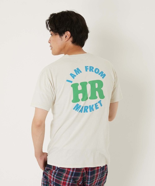 HOLLYWOOD RANCH MARKET（ハリウッドランチマーケット）の「CS0011 i am from HRM ショートスリーブ Tシャツ（Tシャツ/カットソー・メンズ・ナチュラル/グレー・SMALL/LARGE/MEDIUM/X-LARGE/X-SMALL）」の9枚目の写真