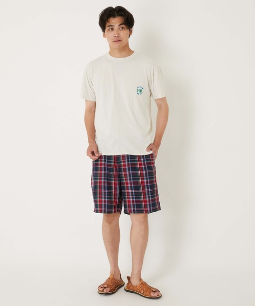 HOLLYWOOD RANCH MARKET（ハリウッドランチマーケット）の「CS0011 i am from HRM ショートスリーブ Tシャツ（Tシャツ/カットソー・メンズ・ナチュラル/グレー・SMALL/LARGE/MEDIUM/X-LARGE/X-SMALL）」の8枚目の写真