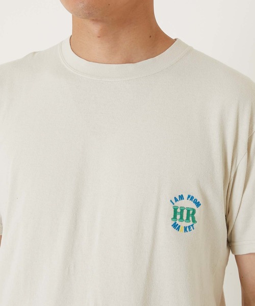 HOLLYWOOD RANCH MARKET（ハリウッドランチマーケット）の「CS0011 i am from HRM ショートスリーブ Tシャツ（Tシャツ/カットソー・メンズ・ナチュラル/グレー・SMALL/LARGE/MEDIUM/X-LARGE/X-SMALL）」の5枚目の写真