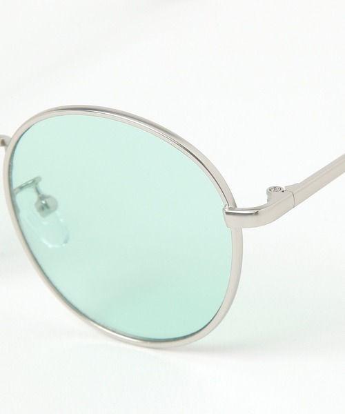BAYFLOW(ベイフロー)の「ラウンドメタルサングラス(メガネ・メンズ・グリーン/ブラウン・FREE)」の8枚目の写真