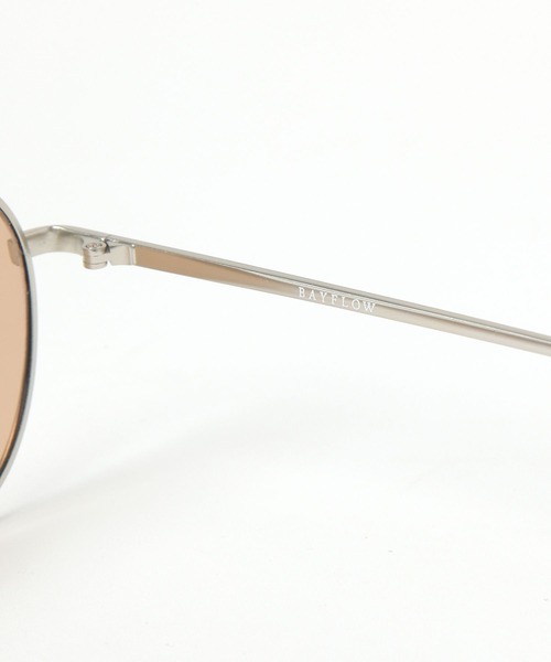 BAYFLOW(ベイフロー)の「ラウンドメタルサングラス(メガネ・メンズ・グリーン/ブラウン・FREE)」の10枚目の写真