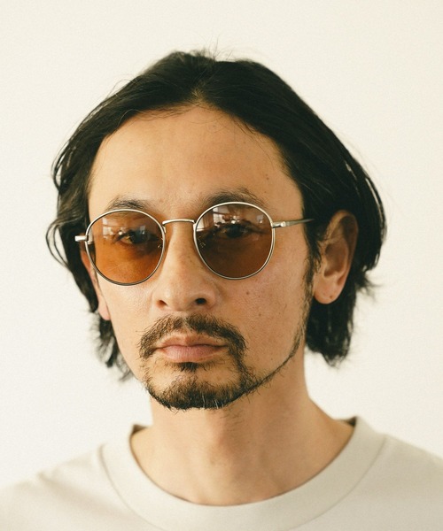 BAYFLOW(ベイフロー)の「ラウンドメタルサングラス(メガネ・メンズ・グリーン/ブラウン・FREE)」の15枚目の写真