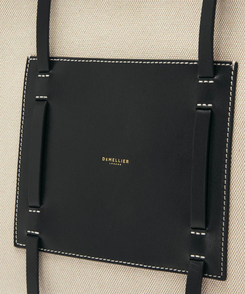 DeMellierデメリエー＊カプリレザー＆キャンバストートバッグ デメリエーのキャンバストートバッグ THE CAPRI | 送料無料