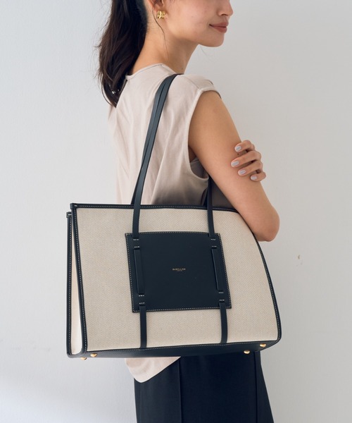 DEMELLIER Capri キャンバス トートバッグ DEMELLIER/デメリエー】The Capri キャンパストートバッグ
