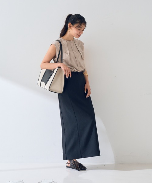 Rouge vif(ルージュヴィフ)の「【DEMELLIER/デメリエー】The Capri キャンパストートバッグ(トートバッグ・レディース・ブラック・フリー)」の7枚目の写真
